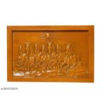 Wood 7 Horses 3D Wall Frame