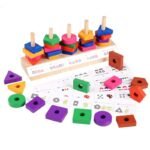 Block Matching Puzzle | Shape and Color Wooden Building Block with Multi Colour Matching Puzzle Game